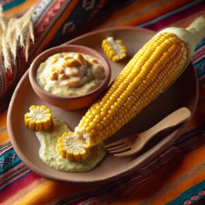 Nationalgericht Peru: #Choclito con Ocopa# (Rezept)