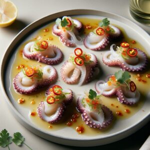 Nationalgericht Peru: #Tiradito de Pulpo# (Rezept)