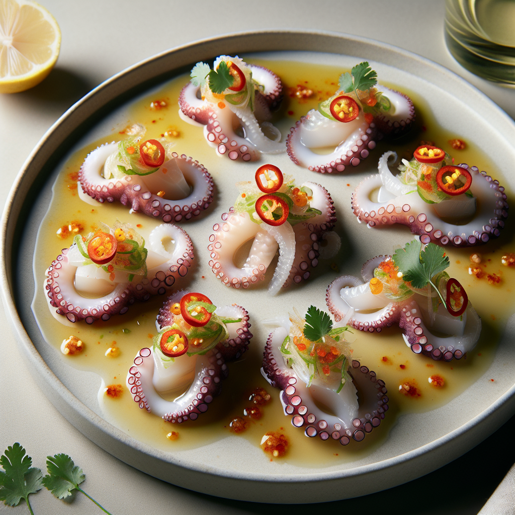 Nationalgericht Peru: Tiradito de Pulpo (Rezept)