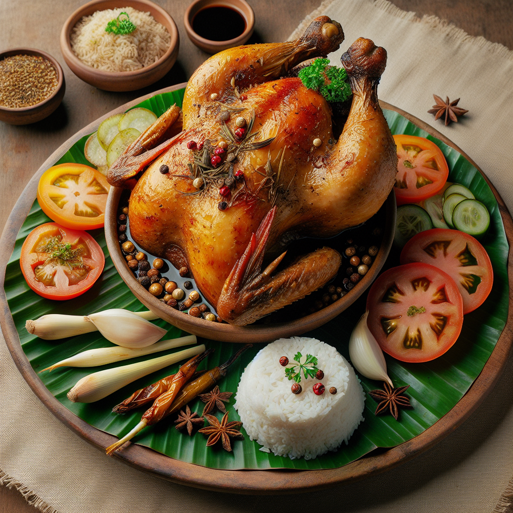 Nationalgericht Philippinen: Pinaupong Manok (Rezept)