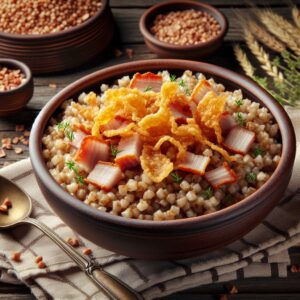 Nationalgericht Polen: #Kasza gryczana ze skwarkami# (Rezept)