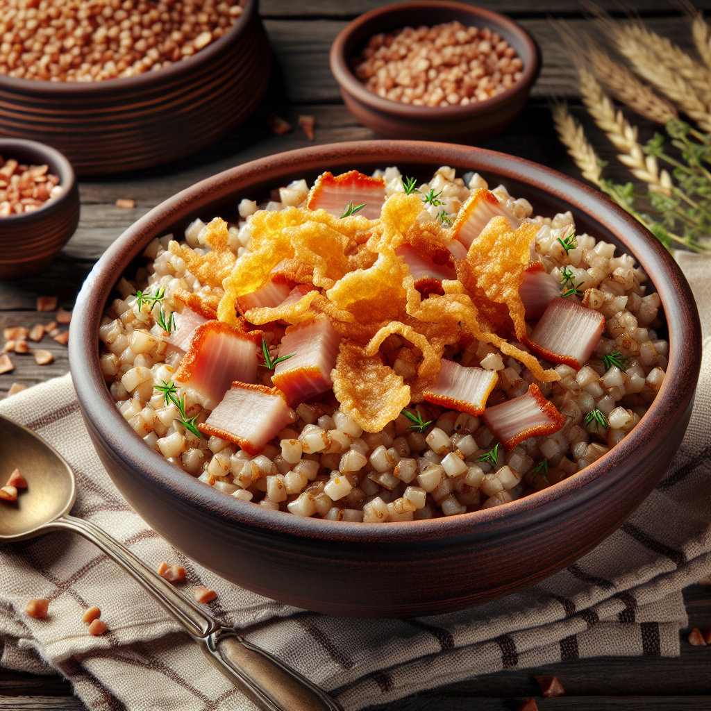 Nationalgericht Polen: Kasza gryczana ze skwarkami (Rezept)
