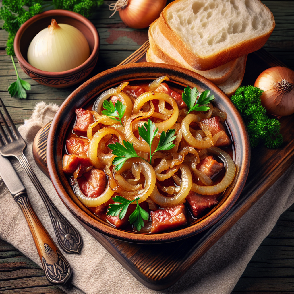 Nationalgericht Polen: Kaszanka z cebulą (Rezept)