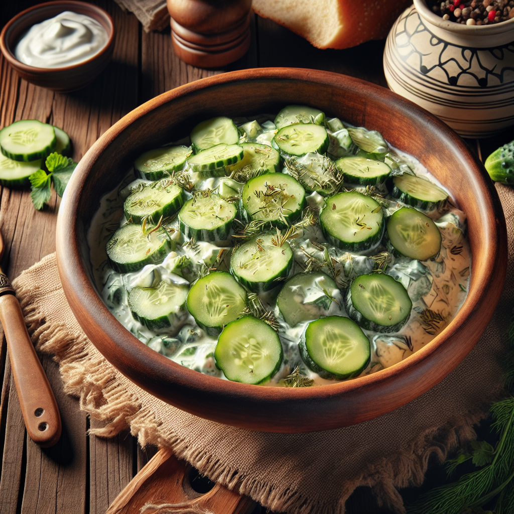 Nationalgericht Polen: Ogórkowa mizeria (Rezept)