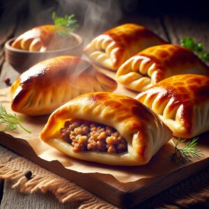 Nationalgericht Polen: #Paszteciki z mięsem# (Rezept)