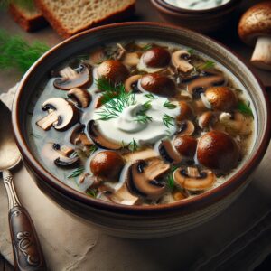 Nationalgericht Polen: #Zupa grzybowa# (Rezept)