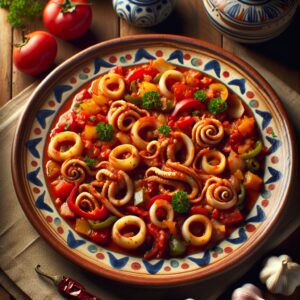 Nationalgericht Portugal: #Caldeirada de Lulas# (Rezept)