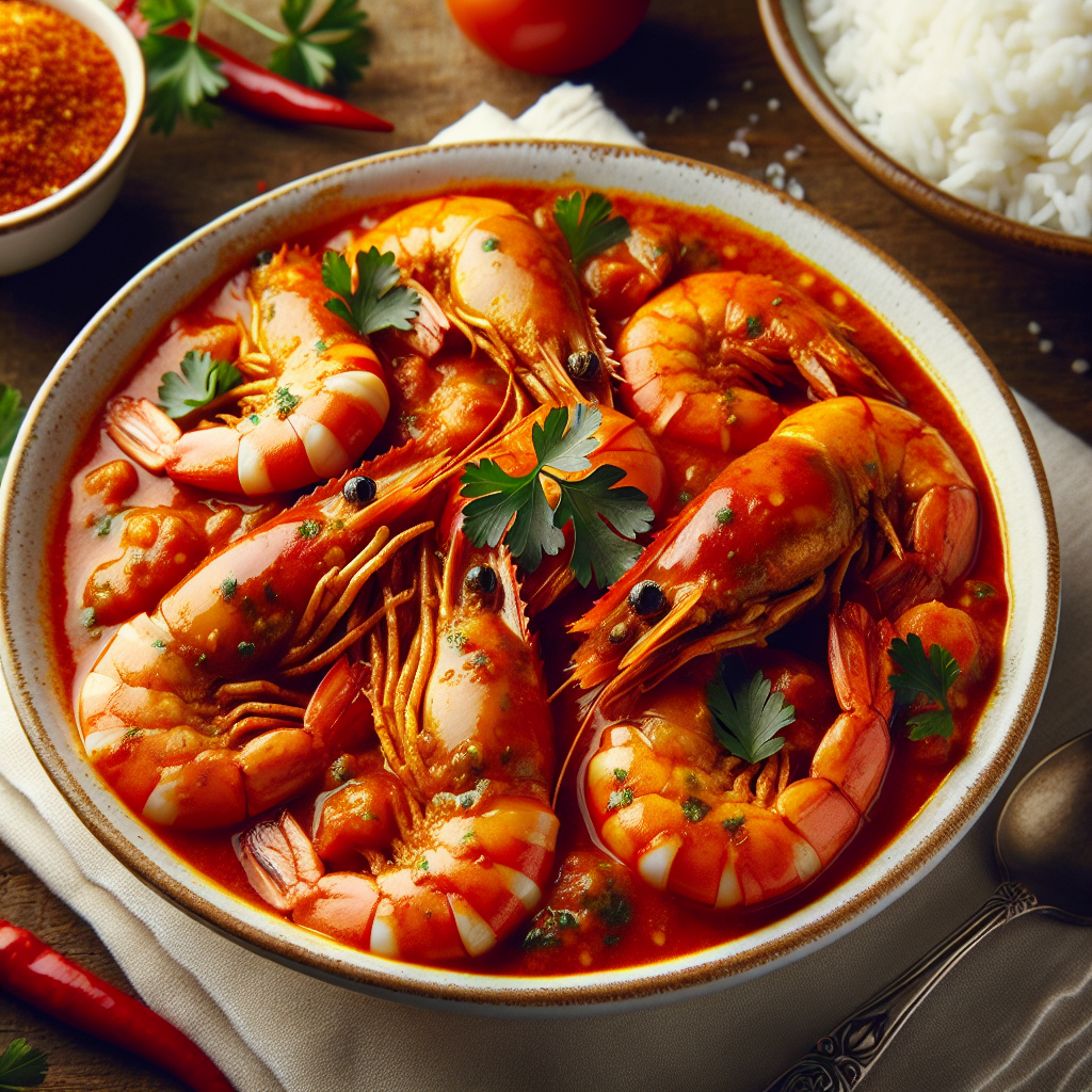 Nationalgericht Portugal: Caril de Gambas (Rezept)