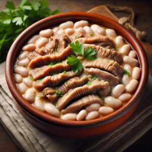 Nationalgericht Portugal: #Dobrada com Feijão Branco# (Rezept)