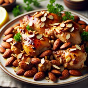 Nationalgericht Portugal: #Frango com Amêndoas# (Rezept)