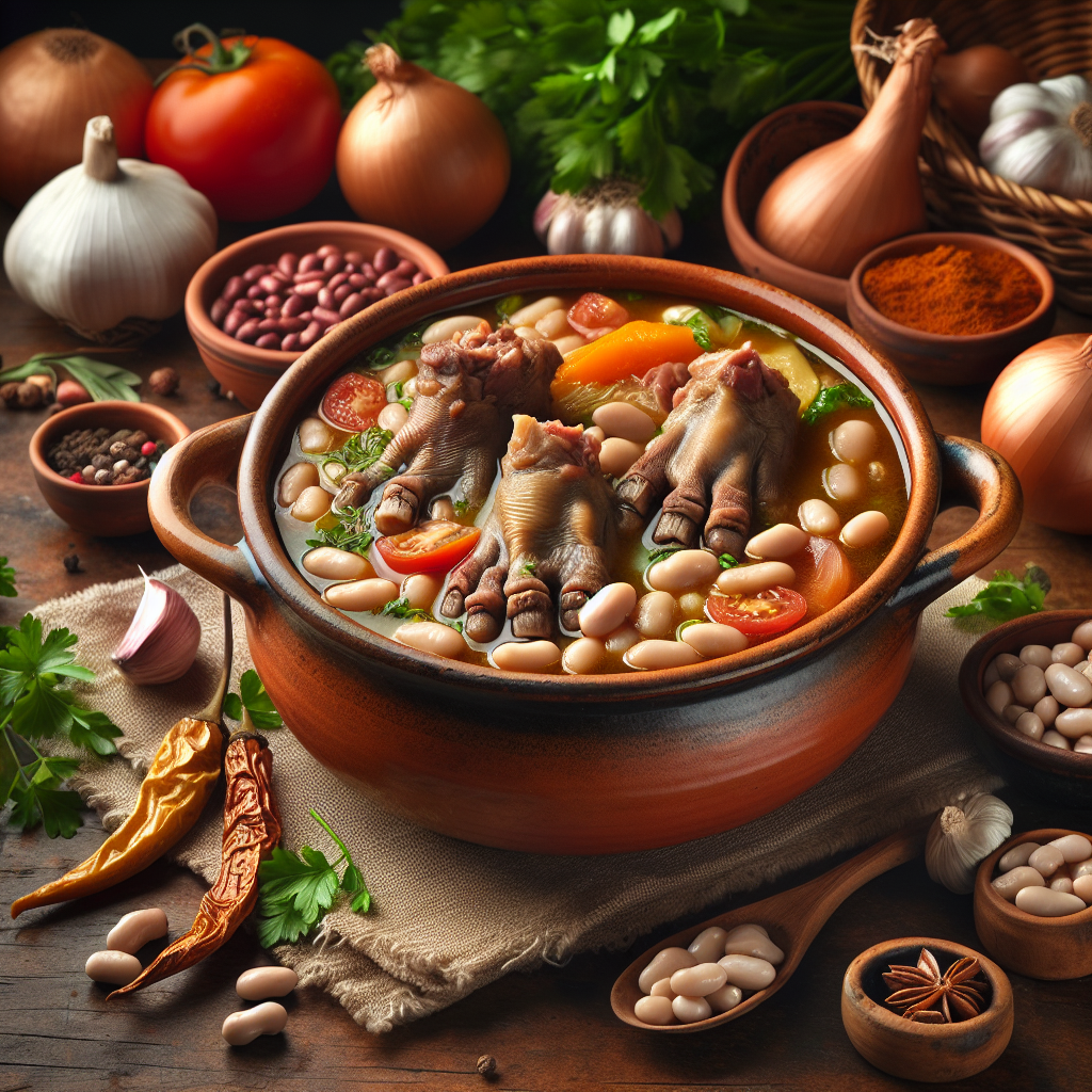 Nationalgericht Portugal: Mão de Vaca com Grão (Rezept)