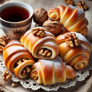 Nationalgericht Rumänien: #Cornulețe cu nucă# (Rezept)