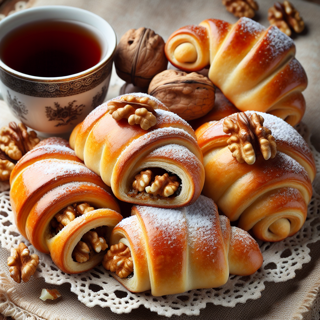 Nationalgericht Rumänien: Cornulețe cu nucă (Rezept)