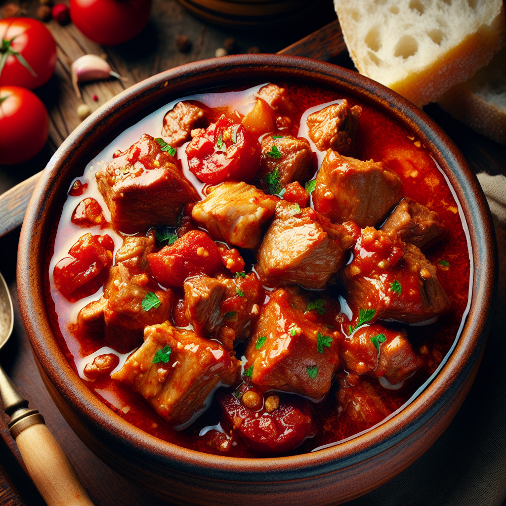 Nationalgericht Rumänien: Ostropel de porc (Rezept)
