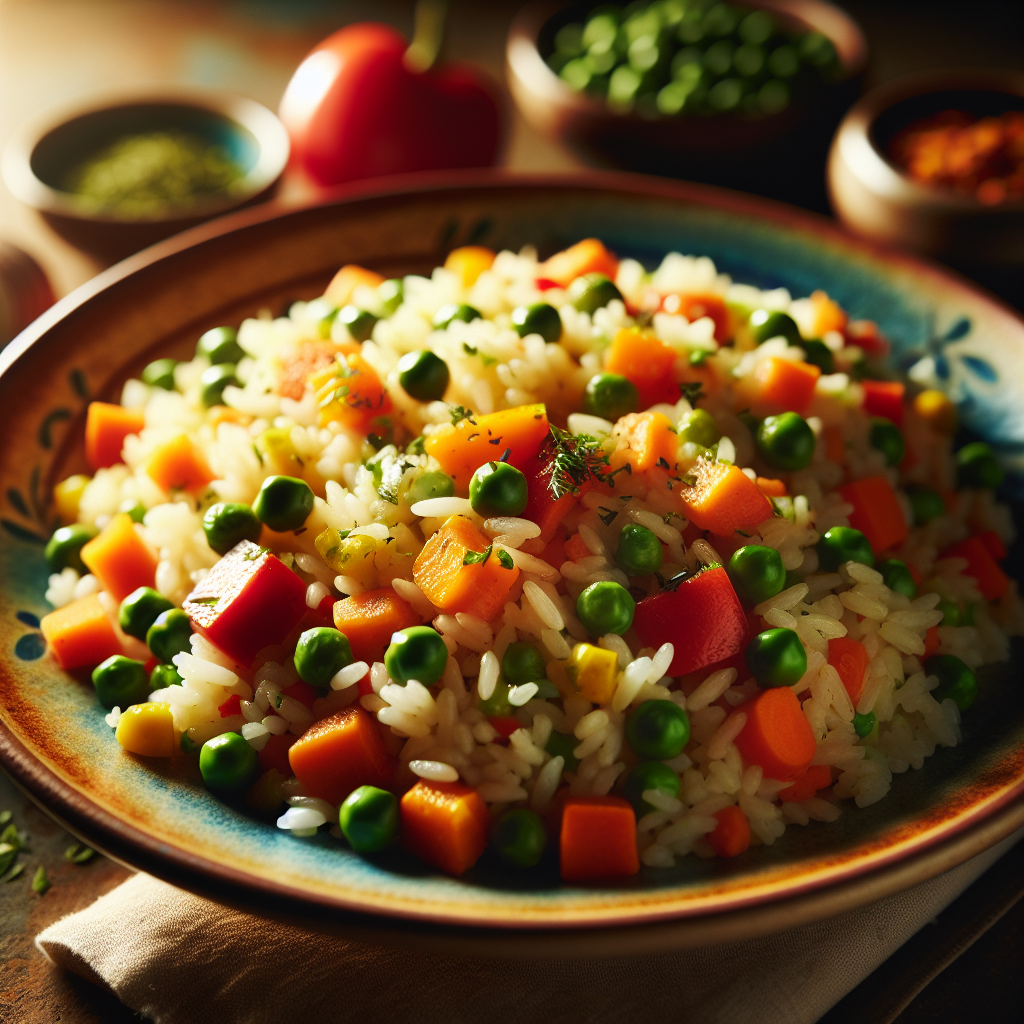 Nationalgericht Rumänien: Pilaf cu legume (Rezept)