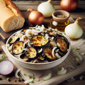 Nationalgericht Rumänien: #Salată de vinete cu ceapă# (Rezept)