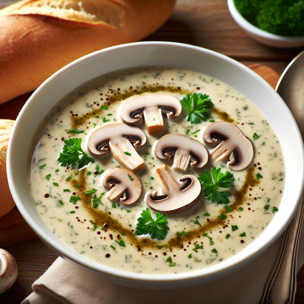 Nationalgericht Rumänien: Supă cremă de ciuperci (Rezept)