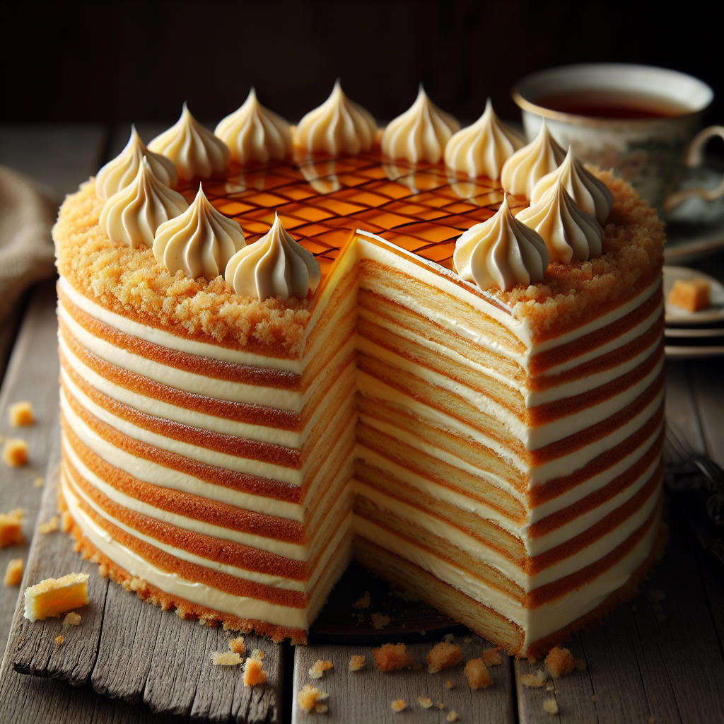 Nationalgericht Rumänien: Tort Medovik (Rezept)