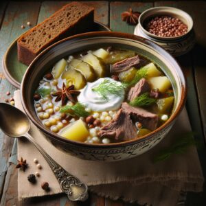 Nationalgericht Russland: #Leningrader Rassolnik# (Rezept)
