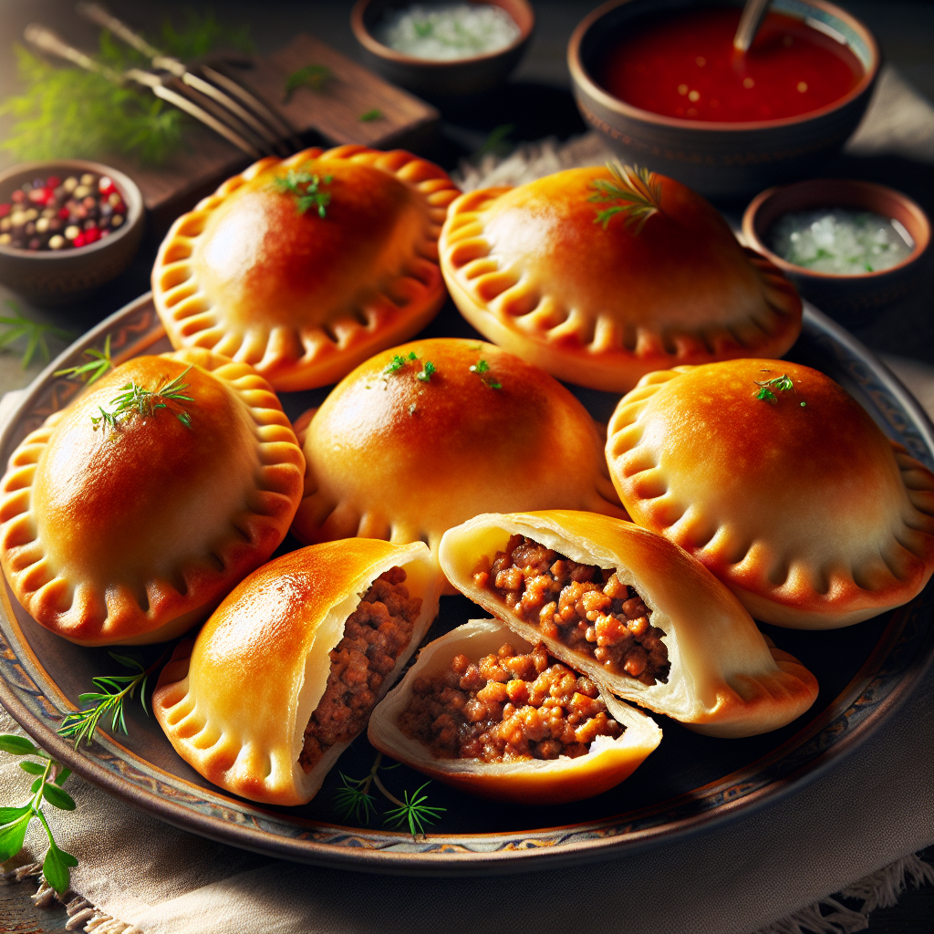 Nationalgericht Russland: Pirozhki mit Hackfleisch (Rezept)