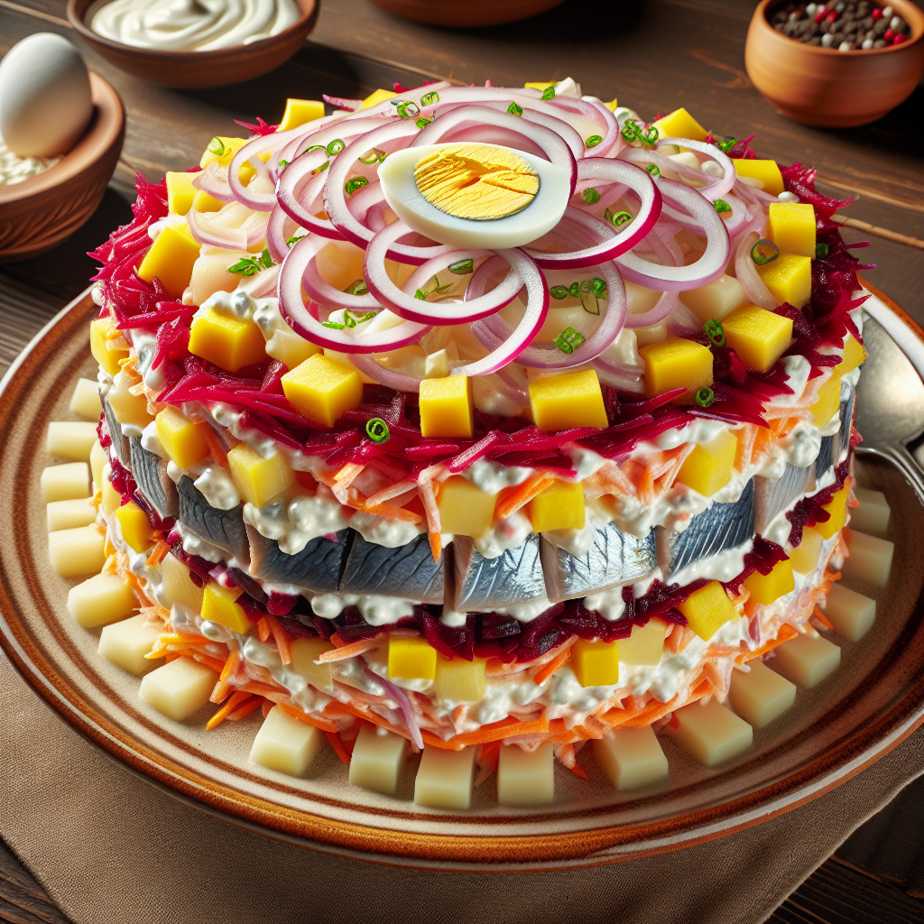 Nationalgericht Russland: Selyodka Pod Shuboy (Rezept)