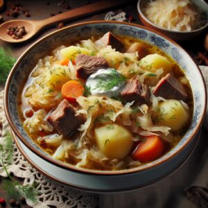 Nationalgericht Russland: #Shchi mit Sauerkraut# (Rezept)