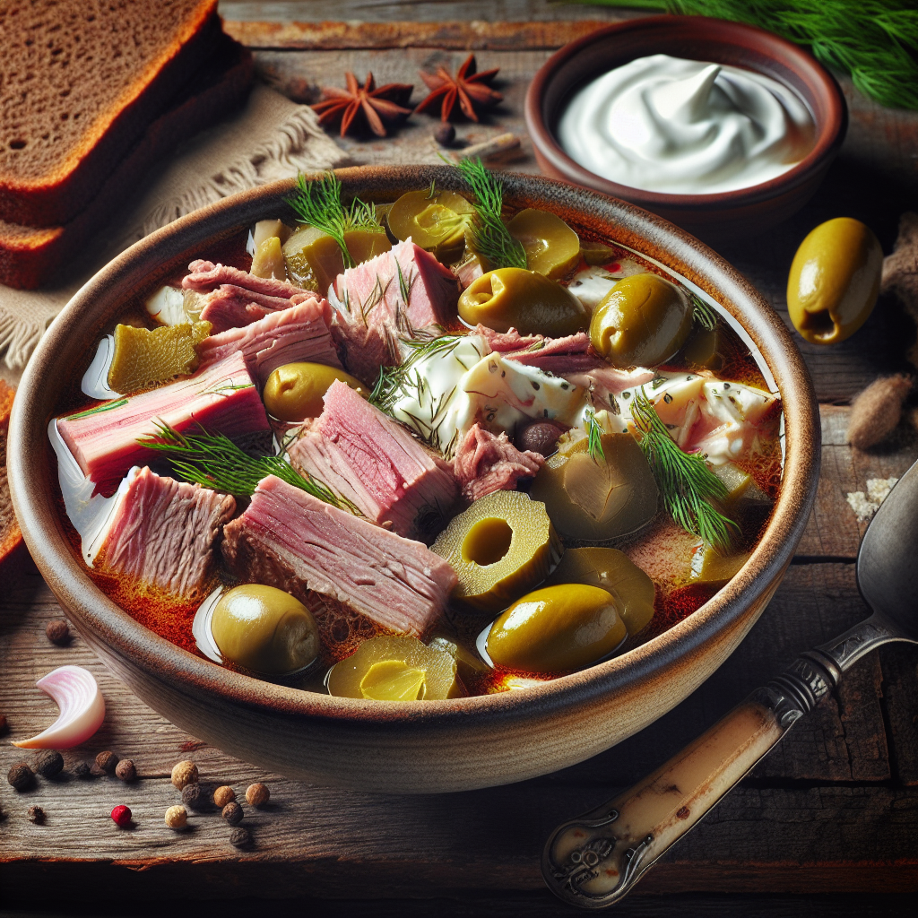 Nationalgericht Russland: Slawjanskaja Soljanka (Rezept)