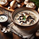 Nationalgericht Russland: #Waldpilzsuppe mit Sahne# (Rezept)