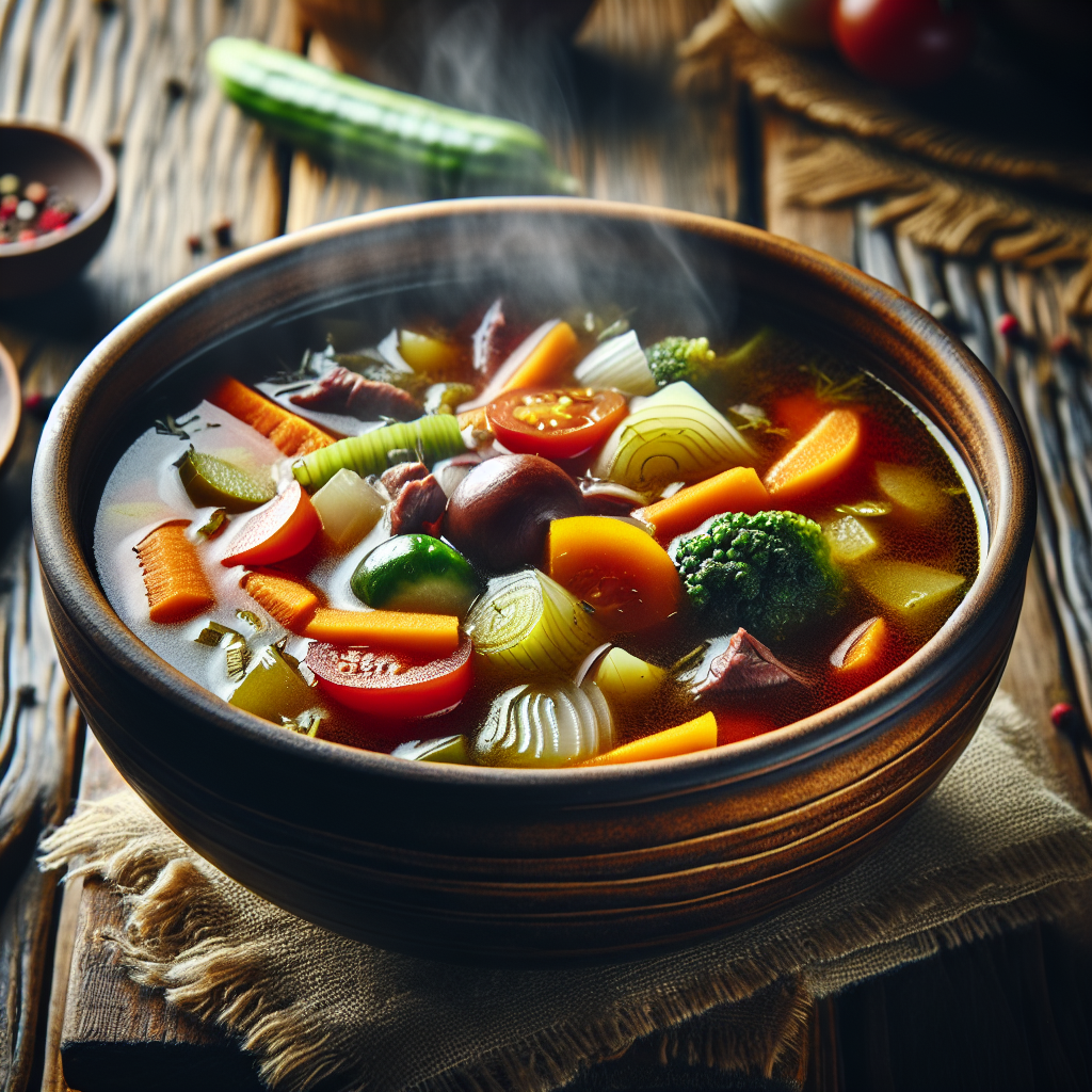 Nationalgericht Russland: Warme Kwas-Suppe (Rezept)