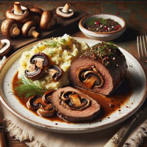 Nationalgericht Russland: #Zrazy mit Pilzfüllung# (Rezept)