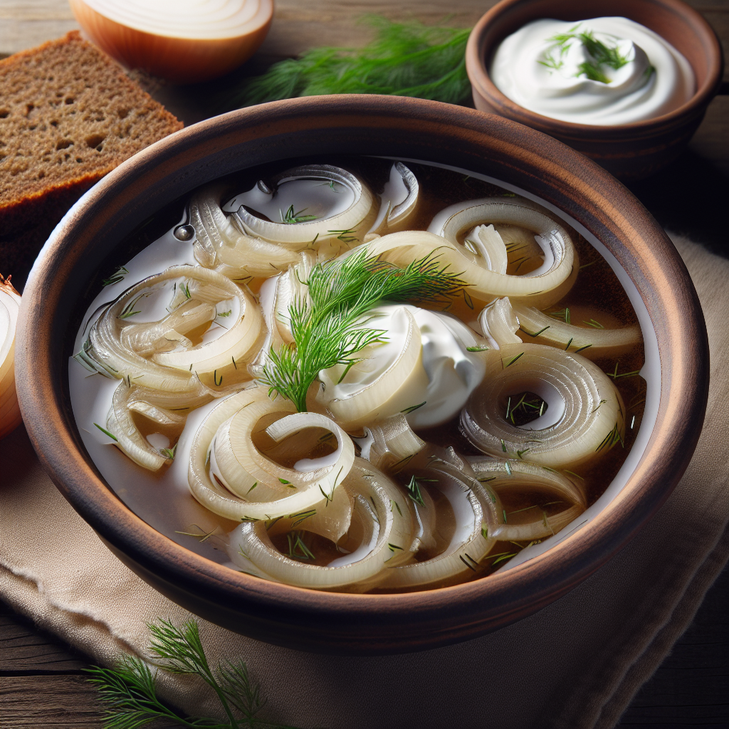 Nationalgericht Russland: Zwiebelsuppe nach russischer Art (Rezept)
