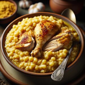Nationalgericht Südafrika: #Creamy Samp and Chicken# (Rezept)