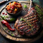 Nationalgericht Südafrika: #Ostrich Steak with Chutney# (Rezept)