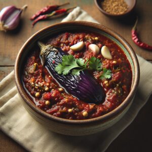 Nationalgericht Südafrika: #Spiced Brinjal Chutney# (Rezept)