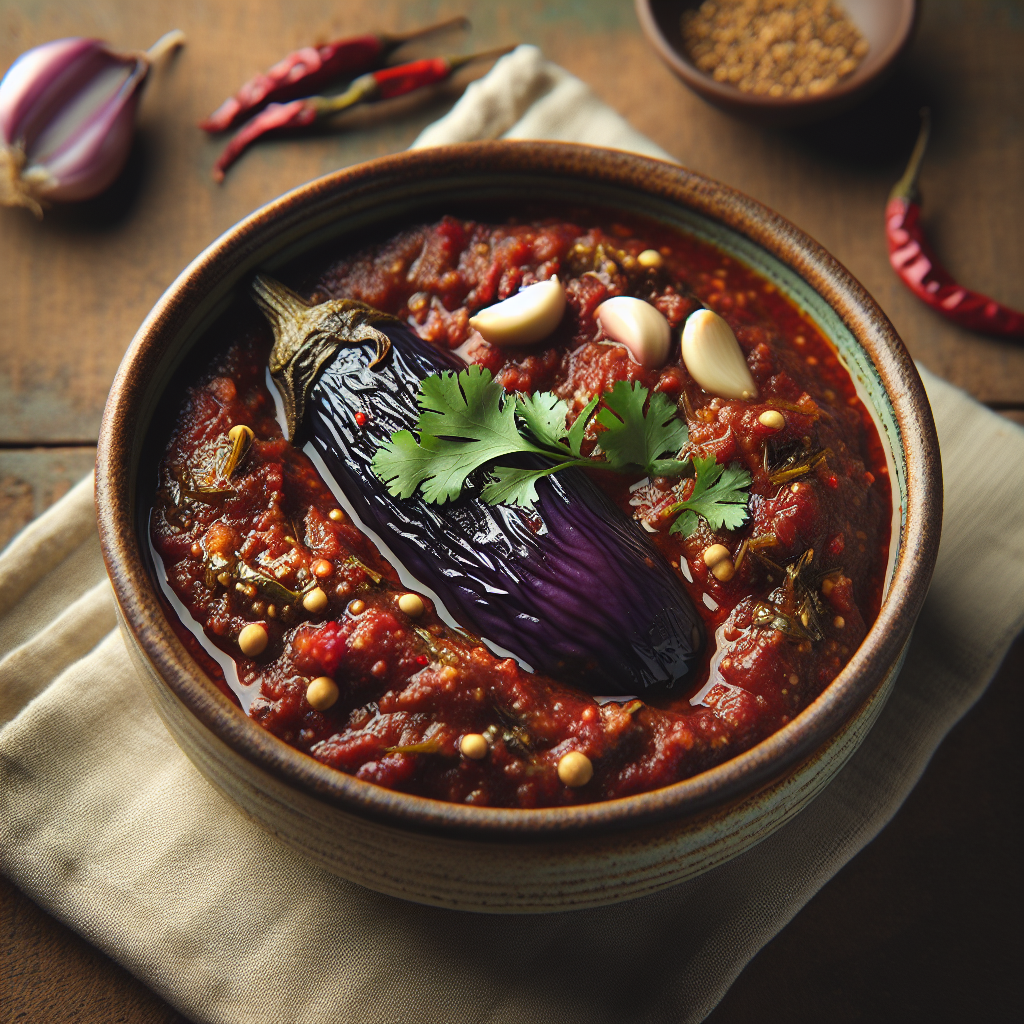 Nationalgericht Südafrika: Spiced Brinjal Chutney (Rezept)