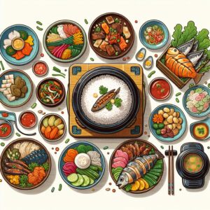 Nationalgericht Südkorea: #Hanjeongsik# (Rezept)