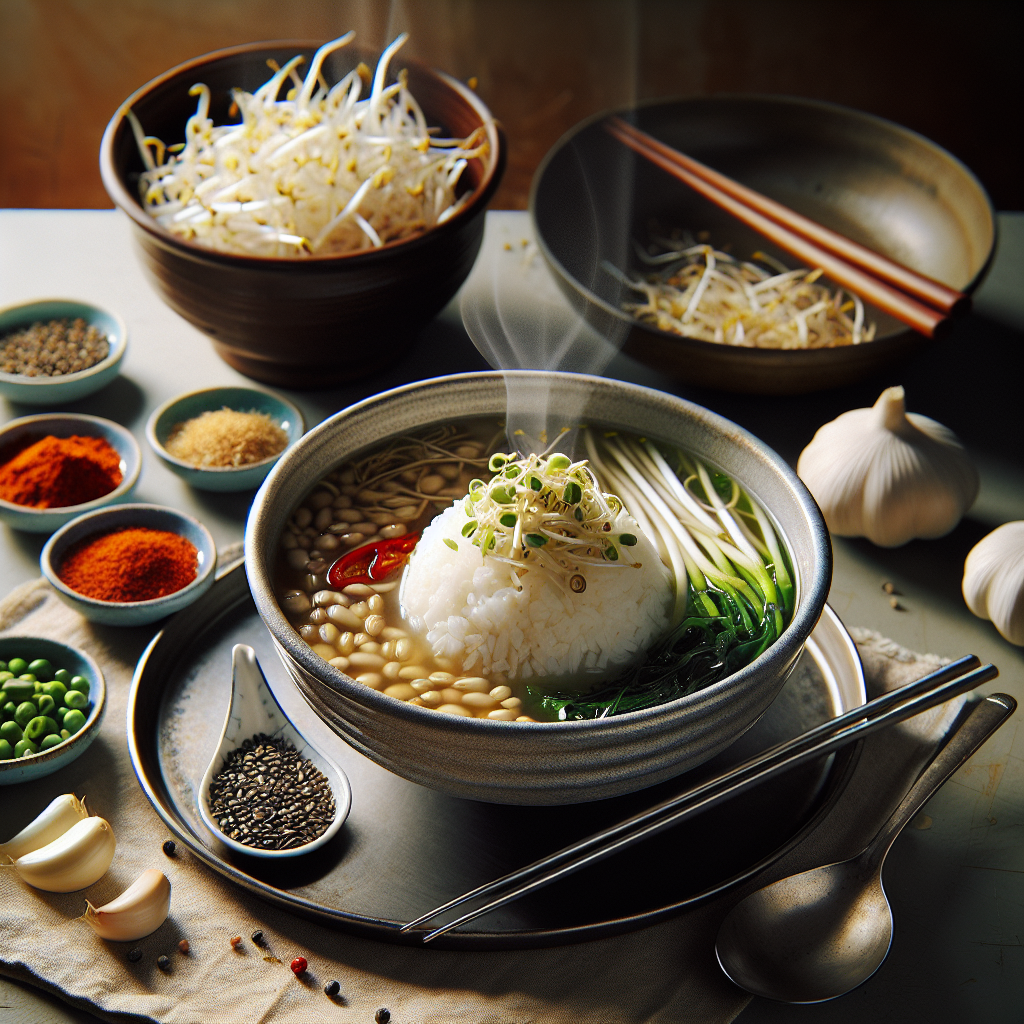 Nationalgericht Südkorea: Kongnamul Gukbap (Rezept)