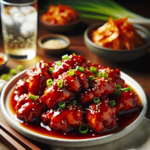 Nationalgericht Südkorea: #Yangnyeom Chicken# (Rezept)