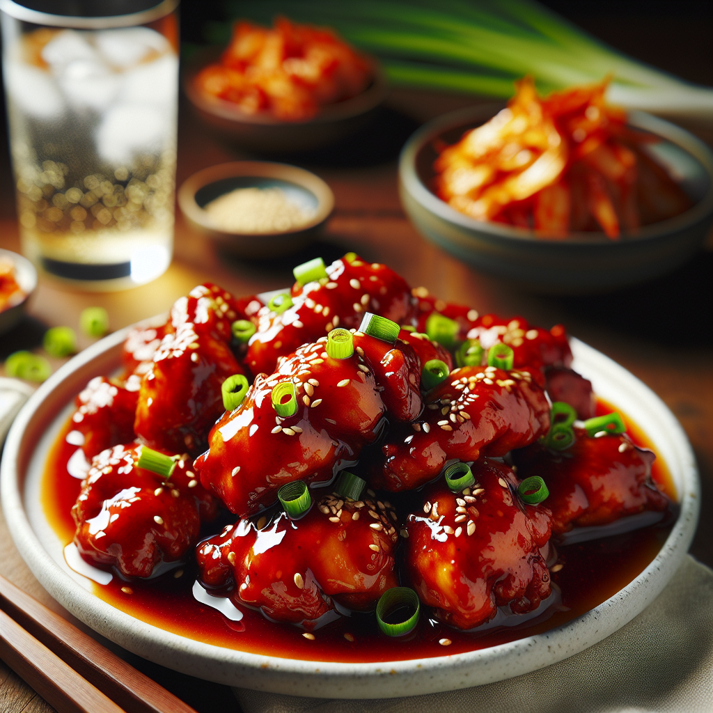Nationalgericht Südkorea: Yangnyeom Chicken (Rezept)
