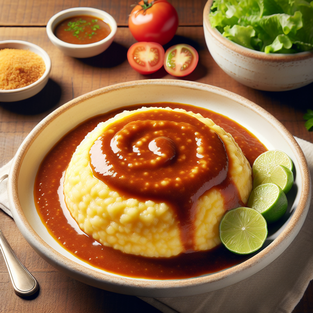 Nationalgericht São Tomé und Príncipe: Xima com Molho de Peixe (Rezept)