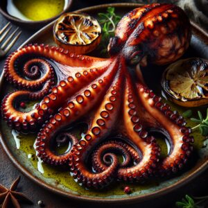 Nationalgericht Salomonen: #Charred Octopus# (Rezept)
