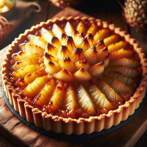 Nationalgericht Salomonen: #Pineapple Coconut Tart# (Rezept)