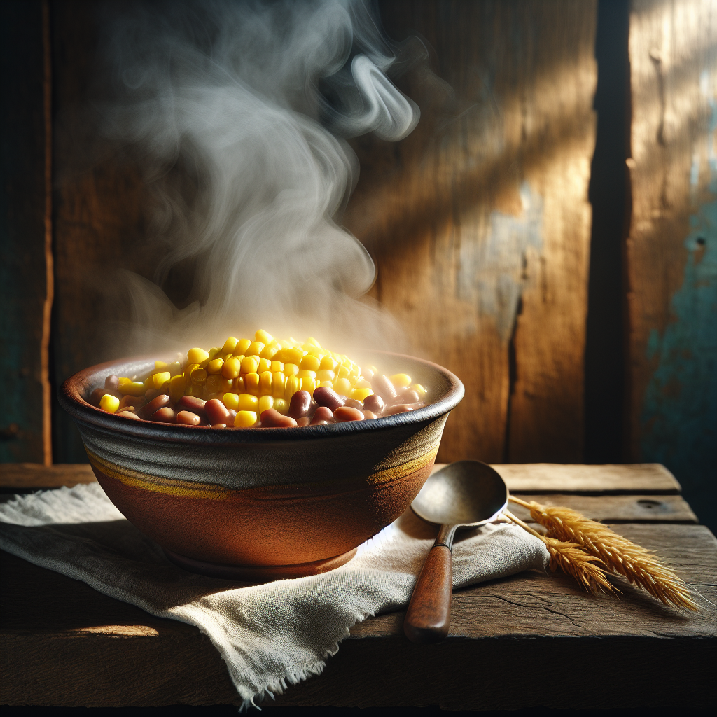 Nationalgericht Sambia: Boiled Maize with Beans (Rezept)