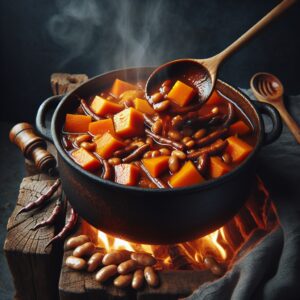Nationalgericht Sambia: #Butternut and Bean Stew# (Rezept)