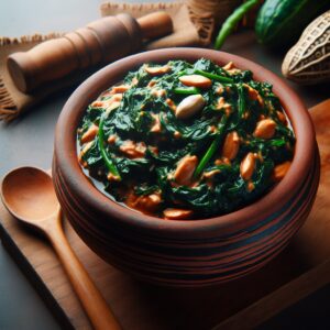Nationalgericht Sambia: #Ifisashi (Greens in Peanut Sauce)# (Rezept)