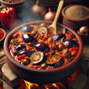 Nationalgericht Sambia: #Impwa (African Eggplant Stew)# (Rezept)