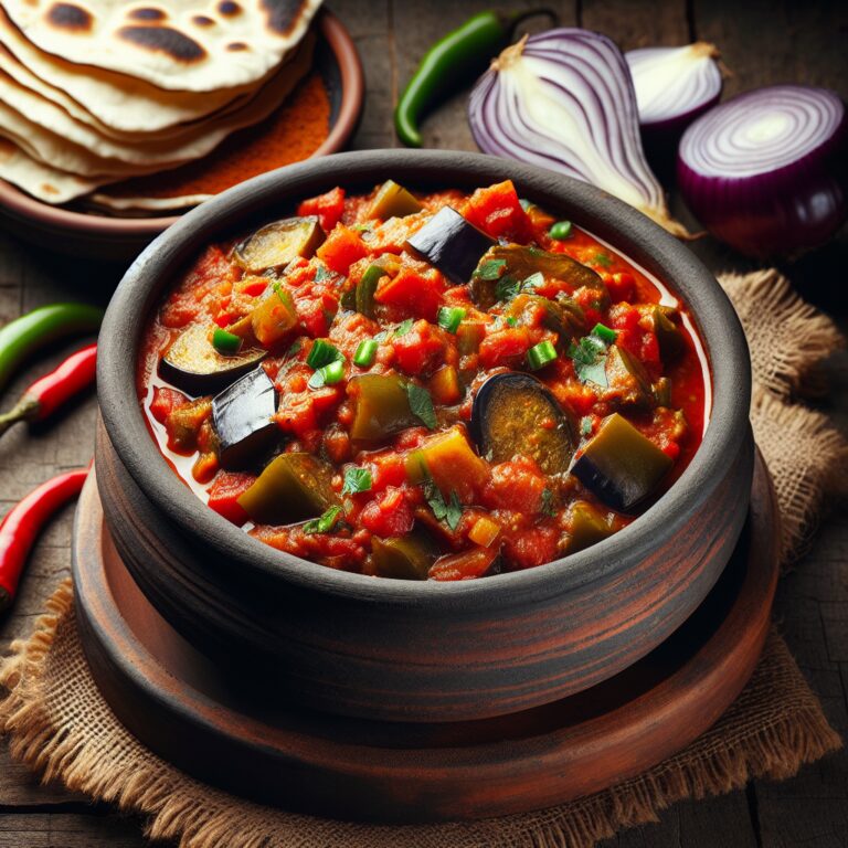 Nationalgericht Sambia: Eggplant Stew (Rezept)