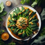 Nationalgericht Sambia: #Lumanda with Peanut Sauce# (Rezept)