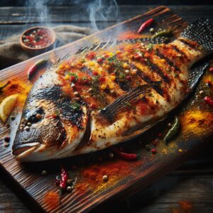 Nationalgericht Sambia: #Spicy Grilled Tilapia# (Rezept)