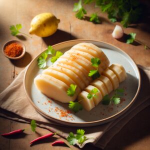 Nationalgericht Sambia: #Steamed Cassava# (Rezept)